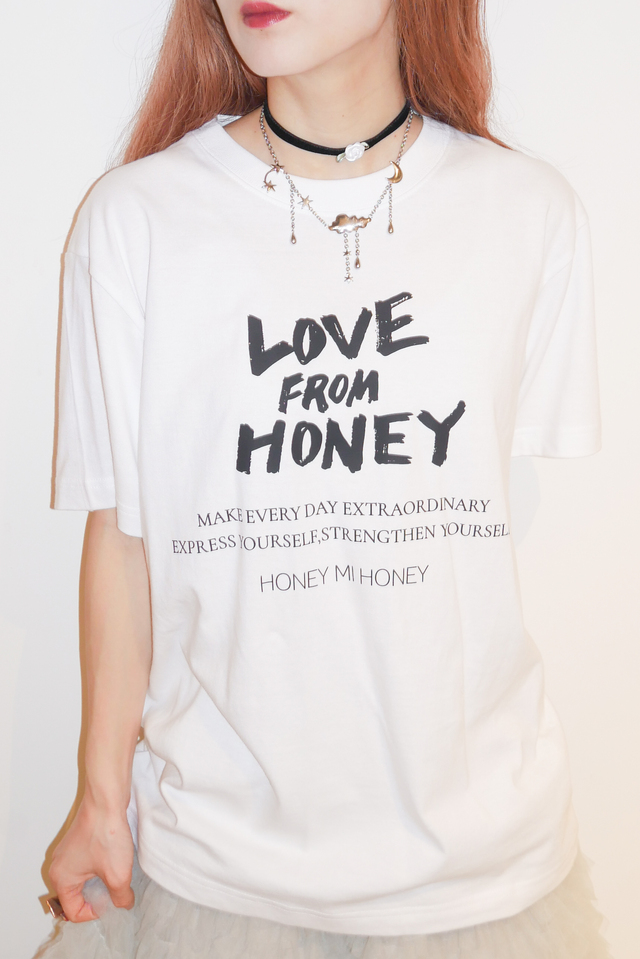 【HONEY MI HONEY】LOVE FROM HONEY t-shirt
