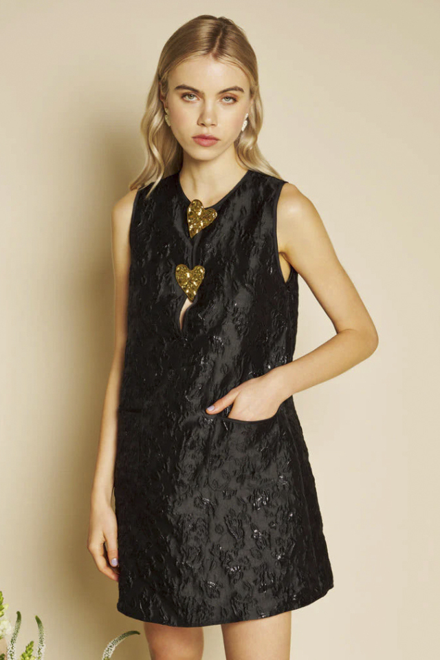 Marguerite Jacquard Mini Dress