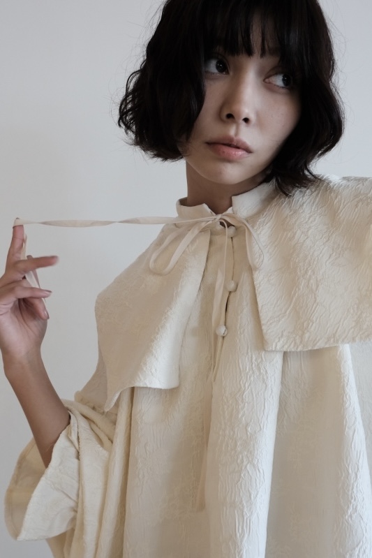 jacquard sailor blouse tunic
