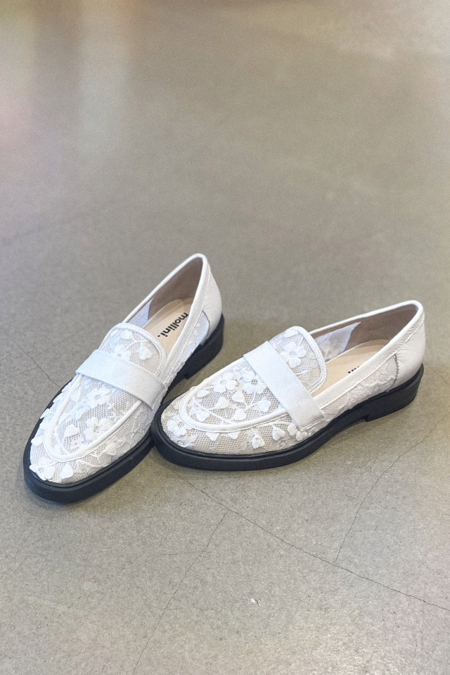HONEY MI HONEY ローファー　サイズS 白 Mollini.】SHWEEET-DFMO HONEY.MALL
