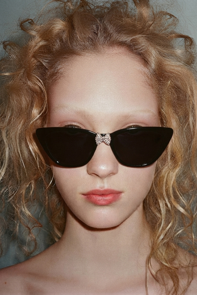 【HONEY MI HONEY】bijou sunglasses cat