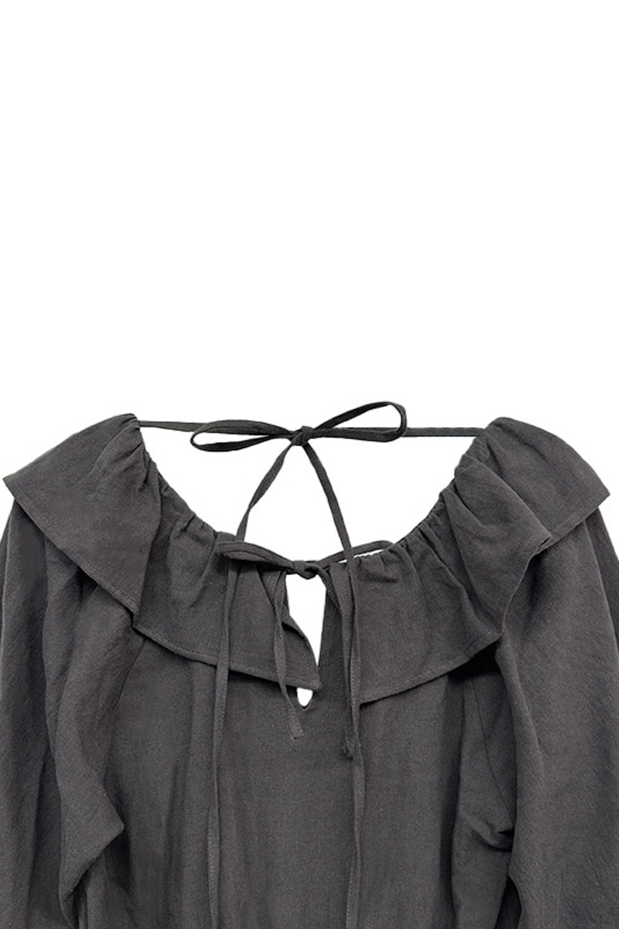 back open linen all-in-one