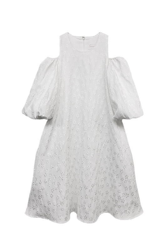 【HONEY MI HONEY】flower off shoulder one-piece