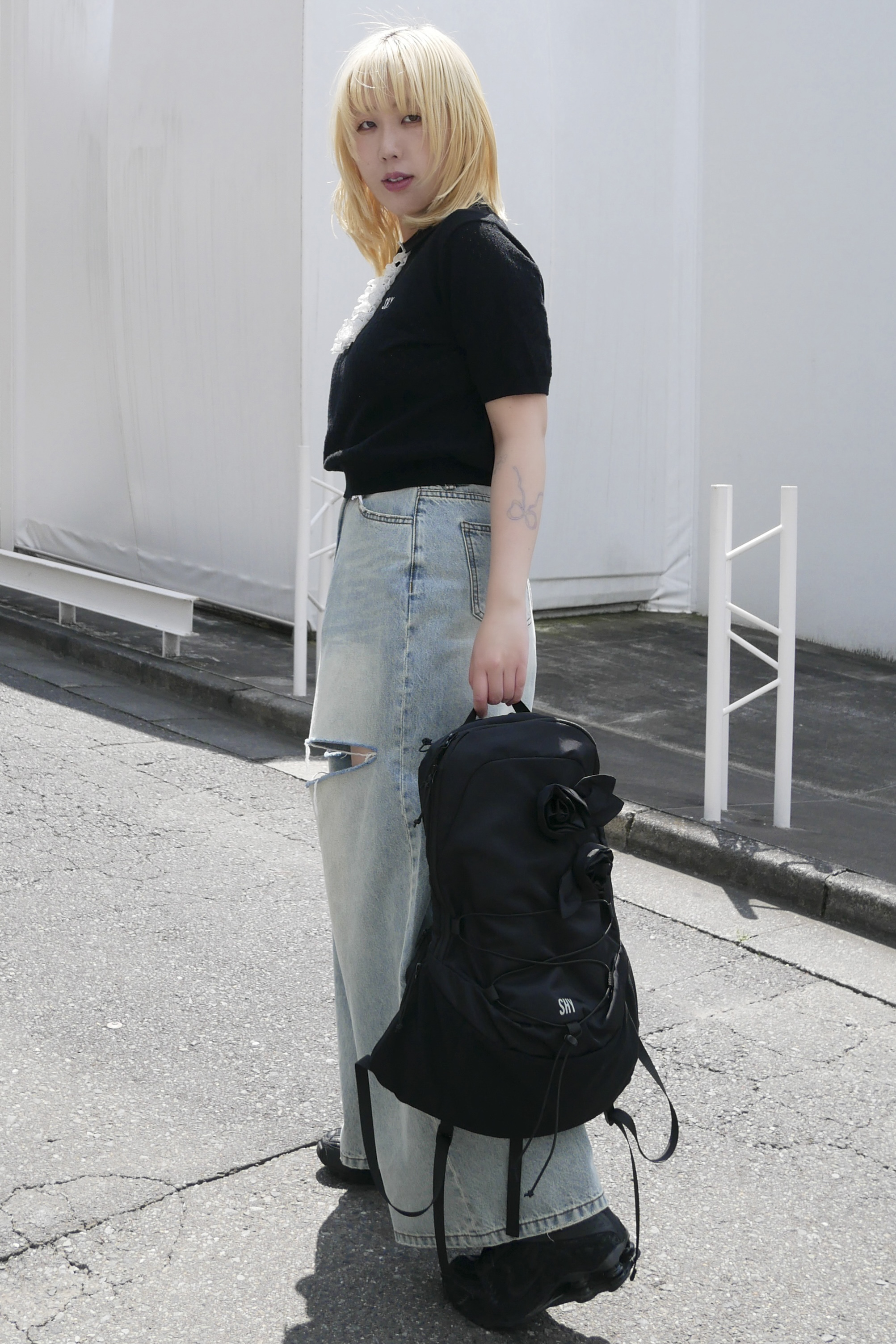SHY】rose backpack HONEY.MALL