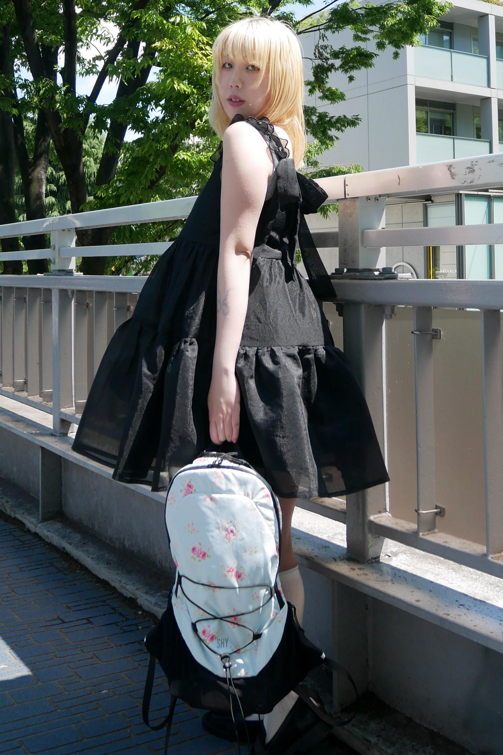 SHY】rose backpack HONEY.MALL