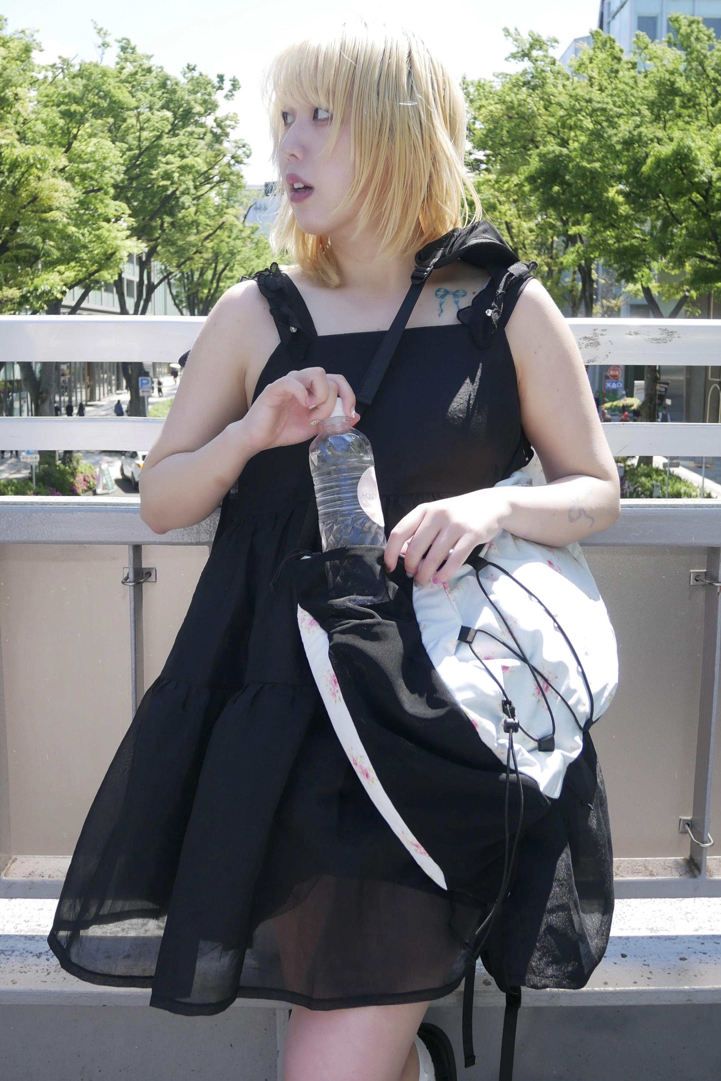 SHY】rose backpack HONEY.MALL