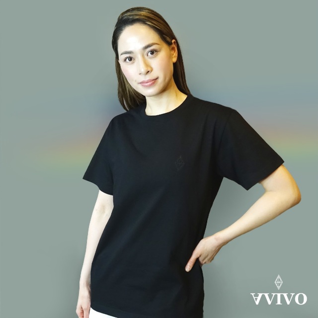 Tシャツ センタライズ [ オーガニック ナチュラル ] / ( 男女兼用 M サイズ ) センタライズ オーガニックTシャツ（ナチュラル・ブラック