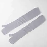 竹布　アームカバー　親指付き
