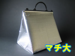 手提げ保冷角底袋　（マチ大）