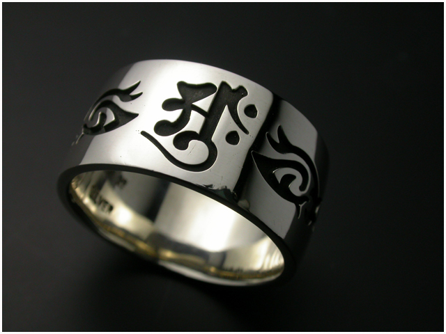 守護梵字トライバルリング