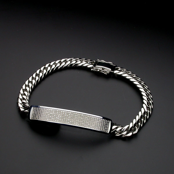 般若心経ブレス・SLIM・Pt900プラチナ・230mm