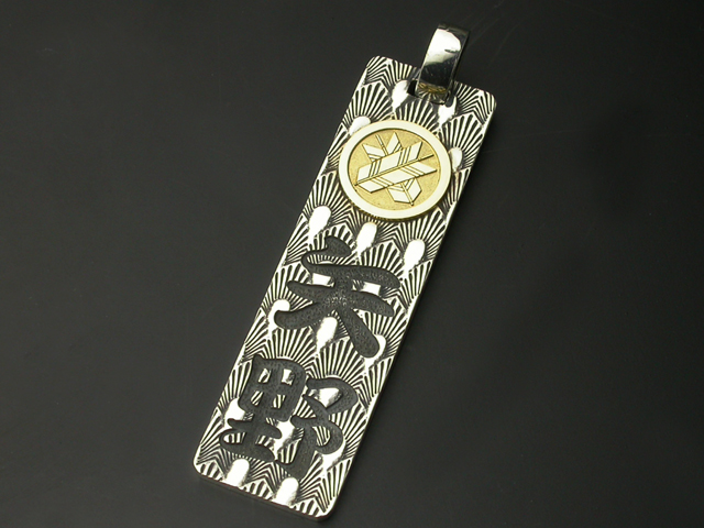 家紋千社札・威名勢・ゴールドエンブレム