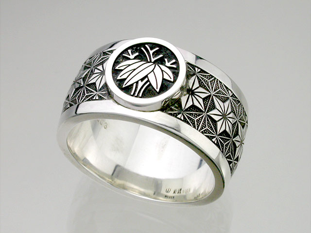 家紋リング・GENROKU シルバーエンブレム
