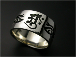 守護梵字トライバルリング