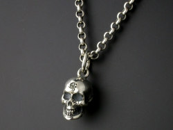 守護梵字髑髏ペンダント