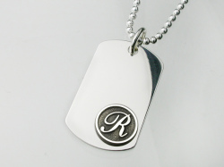 イニシャルエンブレム・ドッグタグ・中