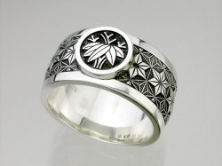 家紋リング・GENROKU シルバーエンブレム