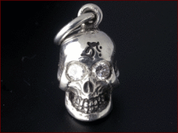 Option-守護梵字髑髏ペンダント・石留めオプション(ダイヤモンド）
