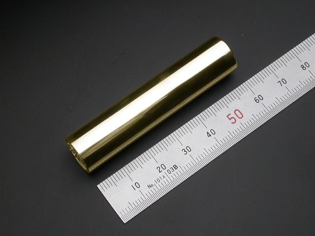 龍雲姓名判断鑑定印鑑☆本つげ16.5mm印鑑箱セット K18エメラルド付 