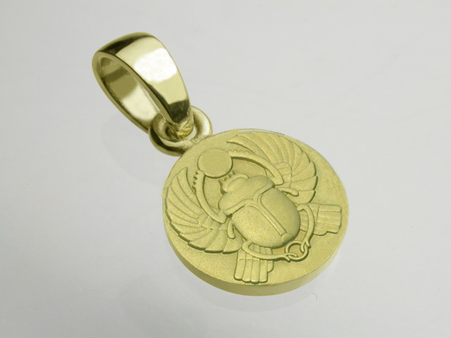 スカラベペンダント・K18ゴールド
