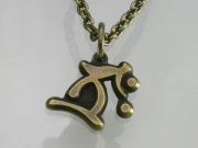 守護梵字・シェイプペンダント・タラーク（BRASS）