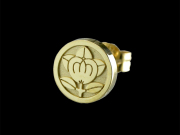 家紋ピアス・K18金ゴールド・松コース（1個・片耳分）