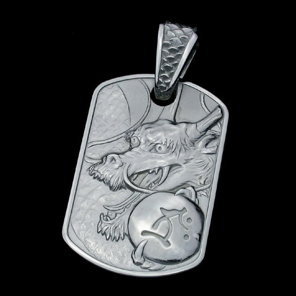 昇龍ペンダント・左龍・Pt900プラチナ
