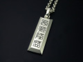 篆刻名入れペンダント・ロング