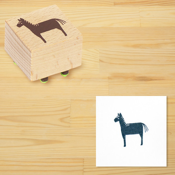 ウッドスタンプ うま