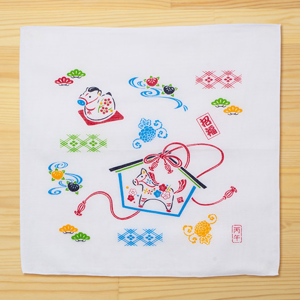 ガーゼはんかち　午