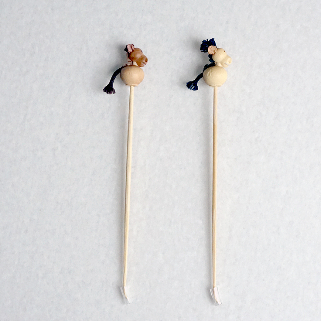 ハンドメイド　山梨県道志村製　木製馬耳かき