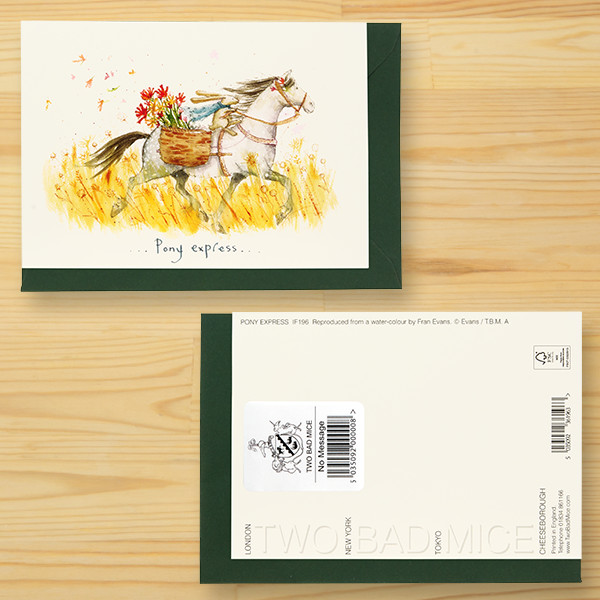ポニーエクスプレス」グリーティングカード