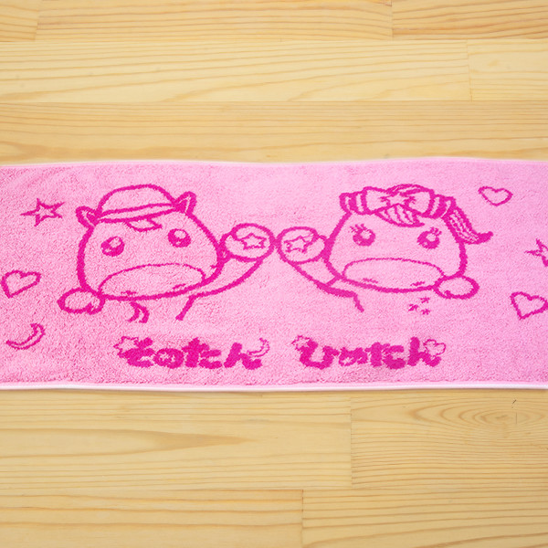 そのたんSHOP＞そのたん・ひめたんスポーツタオル（ピンク）