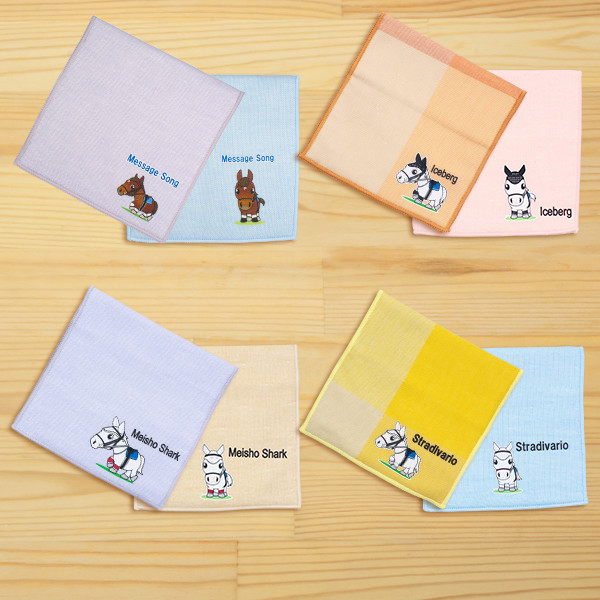 ＜そのたんSHOP＞園田競馬の誘導馬　ポケット付きハンカチ