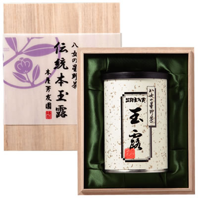 品評会 玉露伝統本玉露（1缶・100ｇ　木箱入り）