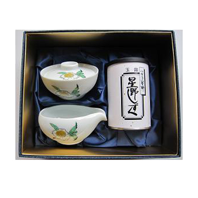 玉露 星野しずく（すすり）茶セット「茶花」