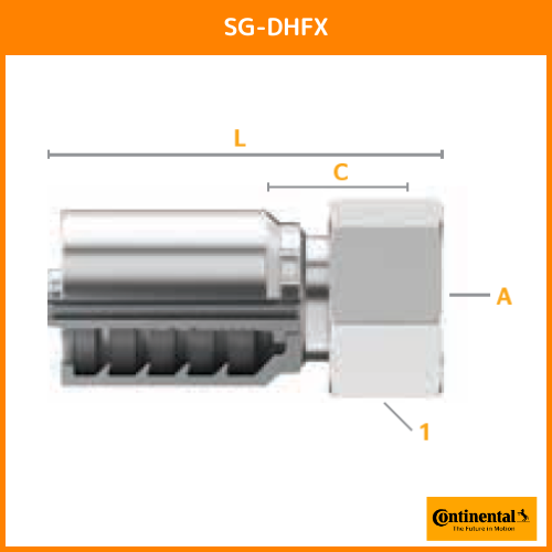 SG金具 ストレート DIN 24° Heavy メススイベル