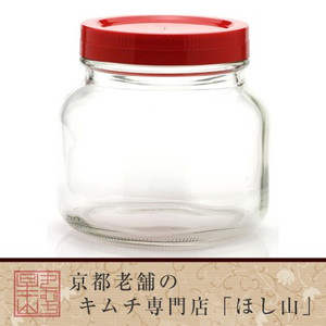 キムチのガラスビン