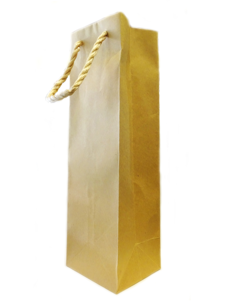 ギフト用クラフト紙手提げ袋(4合瓶用・1升瓶用)