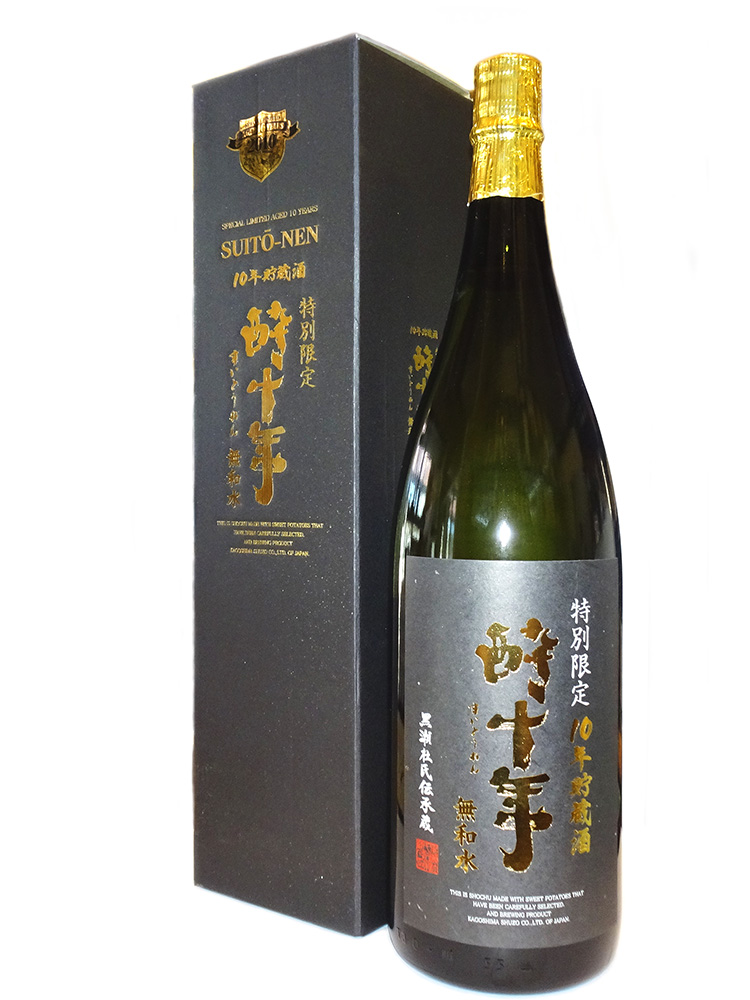 芋焼酎 酔十年 無和水 1800ml