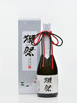 獺祭(だっさい) 磨き二割三分 発泡にごり酒 360ml Xmas箱入り