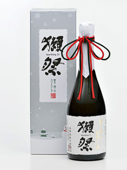 獺祭(だっさい) 磨き二割三分 発泡にごり酒 720ml Xmas箱入り