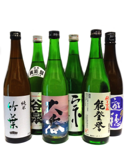 能登の純米酒6種飲み比べセット