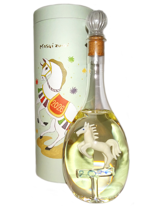 満寿泉 純米大吟醸 干支ボトル スペシャル 520ml 専用化粧箱入り 2026年午年版