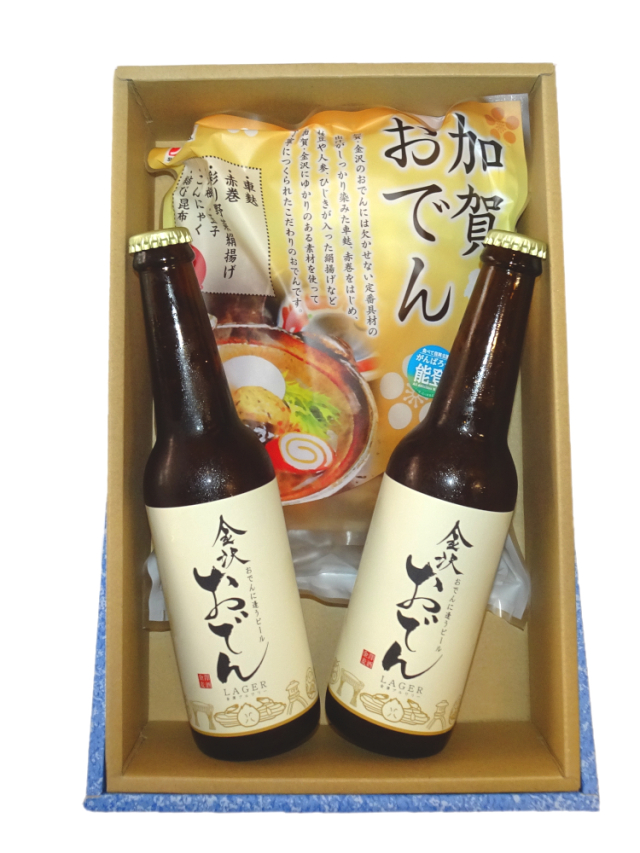 金澤麦酒 金沢おでんラガー＆スギヨ レトルトおでんセット 化粧箱入り