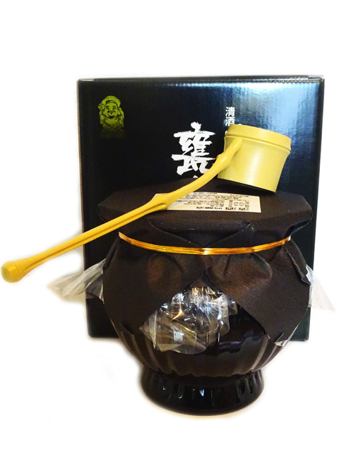 萬寿鏡 吟醸酒 甕大黒 900ml 専用箱入り