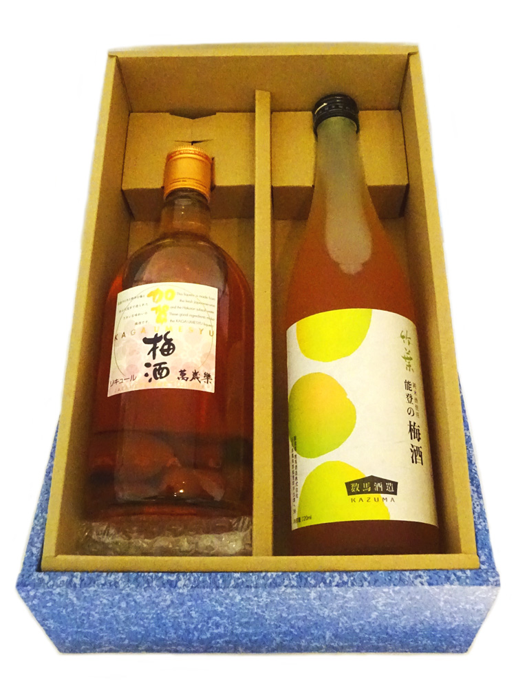 石川県の梅酒セット(能登の梅酒・加賀梅酒)