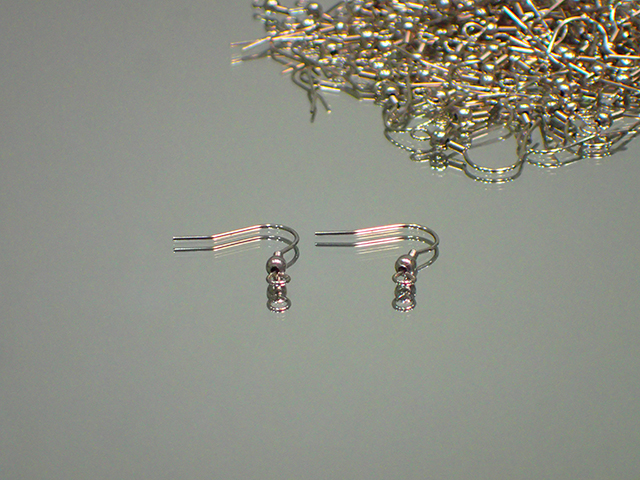 ステンレス316L ピアスフック ◇◇φ4mm×0.8mm◇◇ 最安値 1個 約9.1円～ 副資材【ネコポス便可】