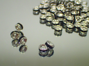 Ａ級 平ロンデル☆強化銀メッキ ◇◇8mm◇◇ カラー:ブラック 最安値 1個 約5.5円～ 副資材【ネコポス便可】【ハンドメイド】【アクセサリー】【パーツ】【ビーズ】