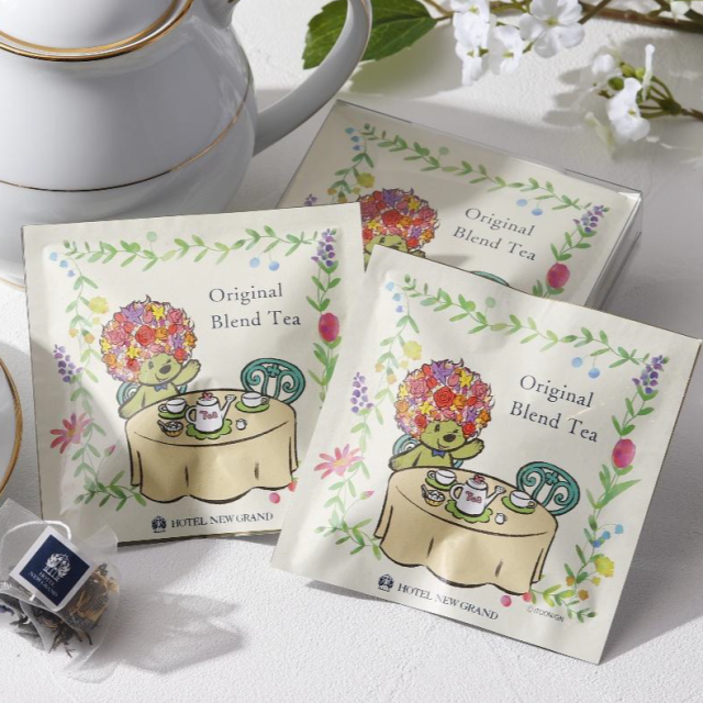 【限定パッケージ】オリジナルブレンドティーwithガーデンベア◆個包装ティーバッグ5個入